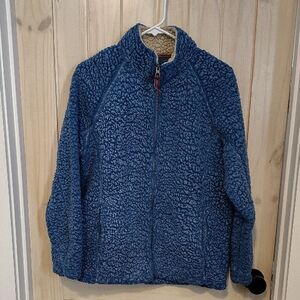 Live Oak Blue Sherpa Jacket Women's Size Large